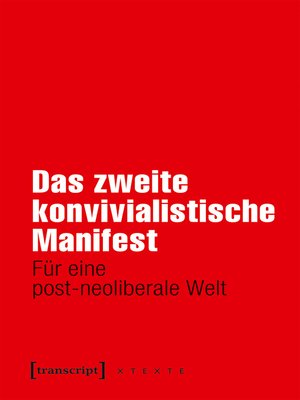 cover image of Das zweite konvivialistische Manifest